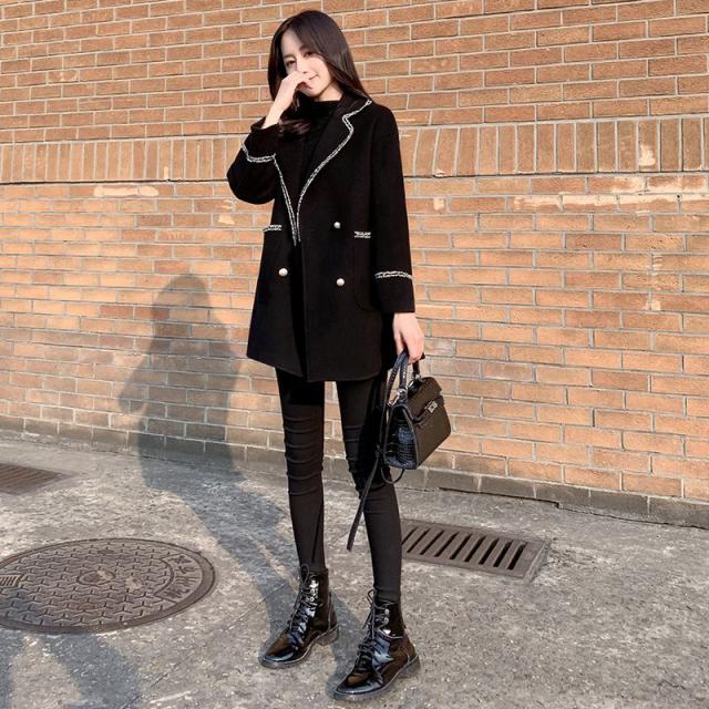 アウター コート ミドル丈 長袖 スーツ襟 スリム ストレート ポケット ボタン ウール かわいい 大人可愛い きれいめ シンプル 上品 おしゃれ お洒落 かっこいい 大人女子 キュート ガーリー ルーズ 個性的 クール モダン 無地 秋 冬 20代 30代 40代 レディース 女性用