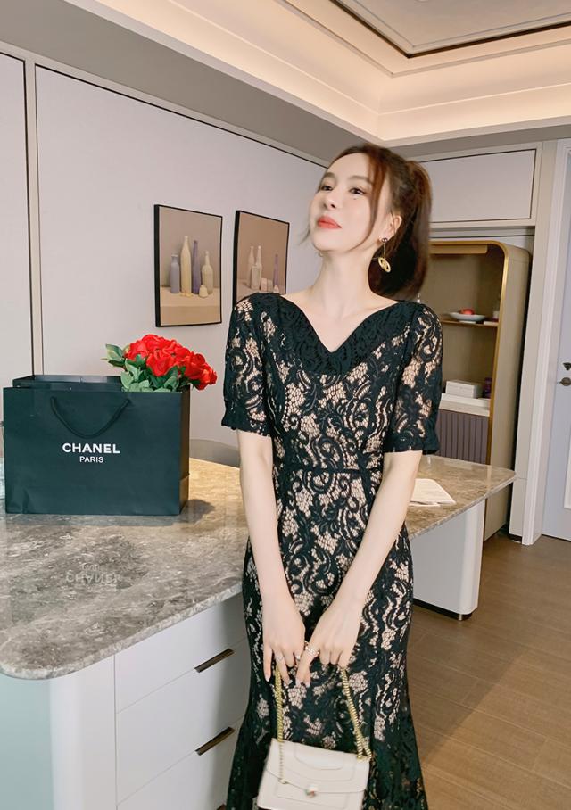 ドレス ワンピース パーティードレス パーティドレス ミモレ丈ドレス