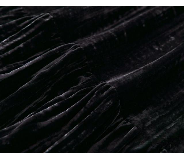 ワンピース フレアワンピース ワンピドレス 膝丈 ひざ丈 袖あり 長袖 U