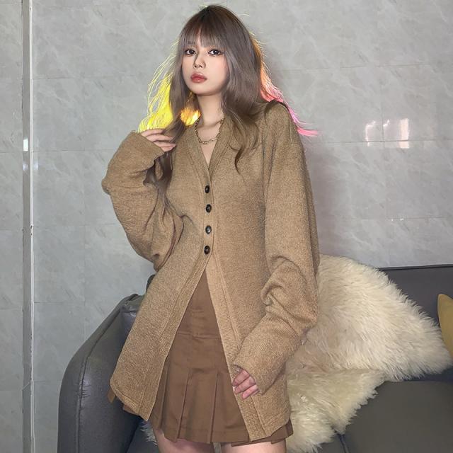 ニットカーディガン ロング ロング丈 ロングニットカーディガン セーターコート かわいい 大人可愛い きれいめ シンプル カジュアル 大人 上品 おしゃれ お洒落 かっこいい レトロ アジアン エスニック エキゾチック 大人可愛い 大人女子 こなれ感 ラフ キュート ガーリーの通販は 5,980円