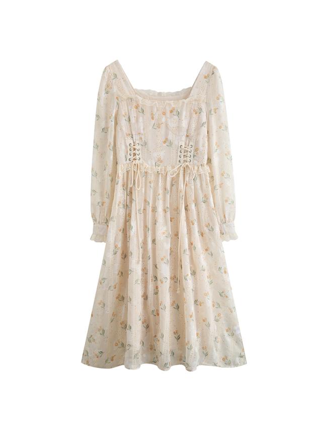 シフォンワンピース シフォン ワンピース フレア フレアワンピース 長袖 袖あり かわいい 大人可愛い きれいめ シンプル カジュアル 大人 上品 おしゃれ お洒落 かっこいい レトロ アジアン エスニック エキゾチック 大人可愛い 大人女子 こなれ感 ラフ キュート ガーリー シフォンワンピース シフォン ワンピース フレア フレアワンピース