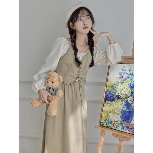 ワンピース シック ヴィンテージ ヴィンテージファッション 袖あり
