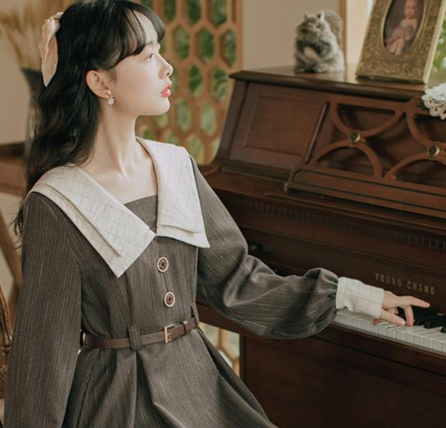 ロングワンピース ワンピース ロング ヴィンテージファッション ヴィンテージ かわいい 大人可愛い きれいめ シンプル カジュアル 大人 上品 おしゃれ お洒落 かっこいい レトロ アジアン エスニック エキゾチック 大人可愛い 大人女子 こなれ感 ラフ キュート ガーリー