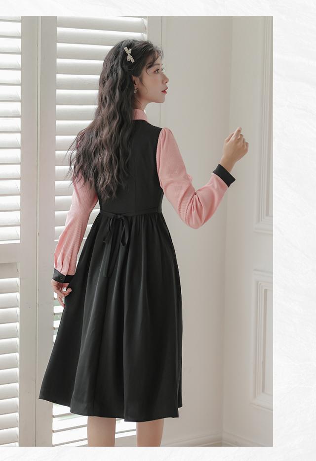 ワンピース ロングワンピース 袖あり 長袖 かわいい 大人可愛い きれい