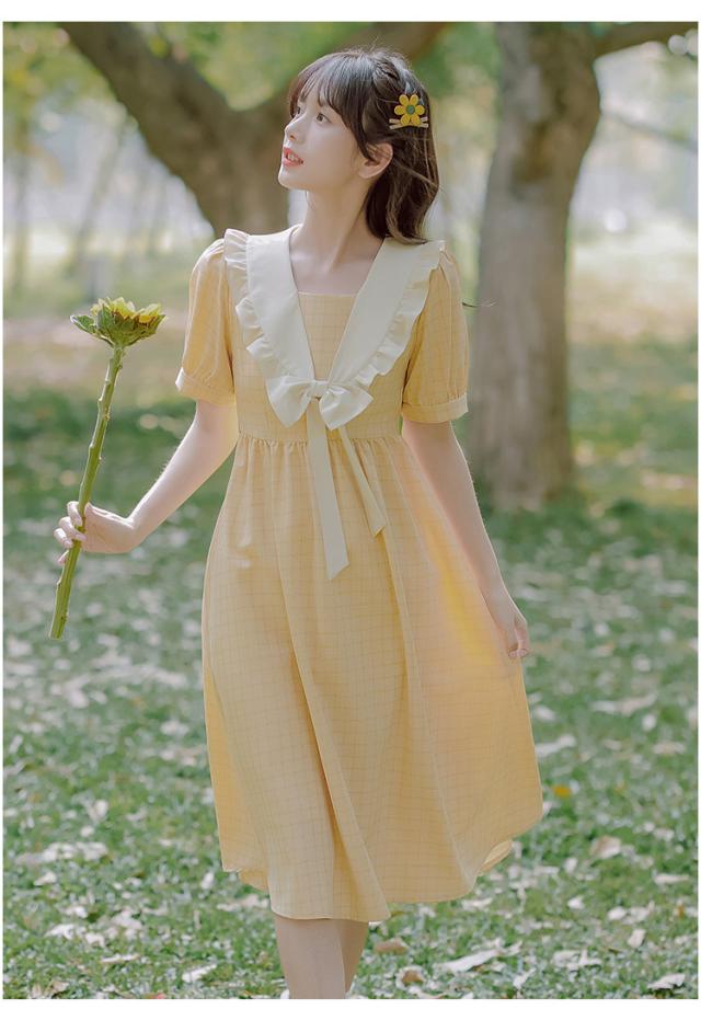 ワンピース フレア フレアスカート 半袖 袖あり かわいい 大人可愛い