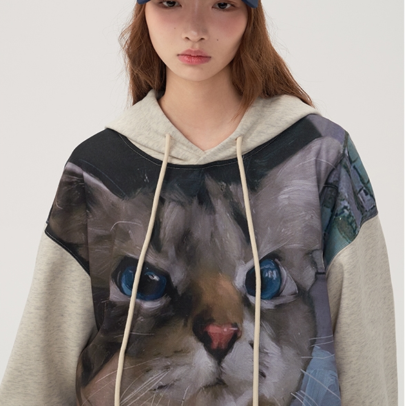 トップス パーカー トレーナー 袖あり 長袖 カジュアル メンズライク ボーイッシュ スポーティー キュート ルーズ 個性的 主役級 存在感 プリント 春 秋 冬 10代 20代 レディース メンズ ペア 男女兼用 ママ 学生 通学 お出かけ 公園デビュー 休日 運動 アウトドア 旅行