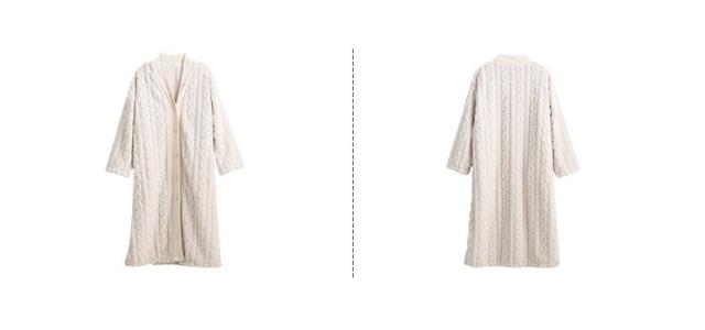 ルームウェア ロング丈 長袖 もこもこ かわいい 大人可愛い カジュアル