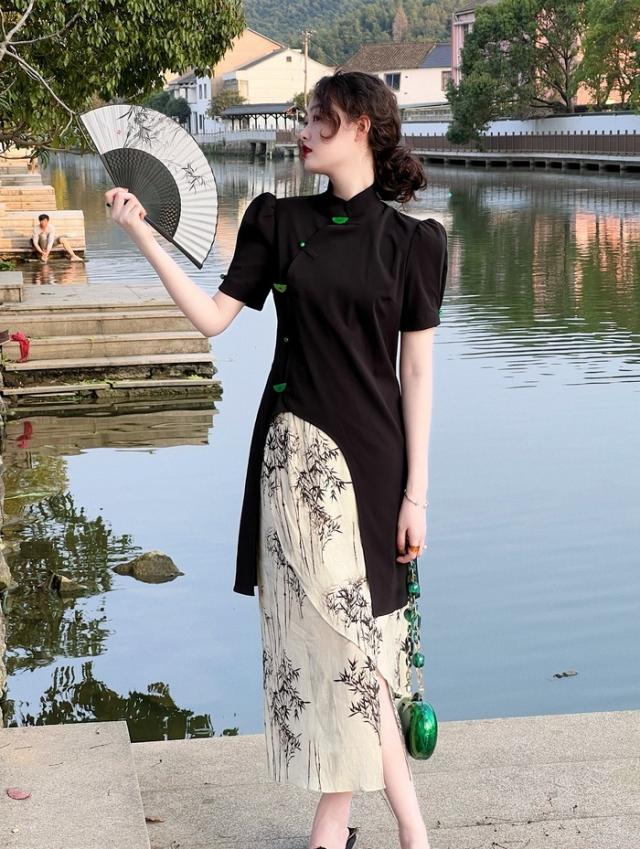 夏 リネン スリムスカート スカート ロングスカート ロング丈 スリム A