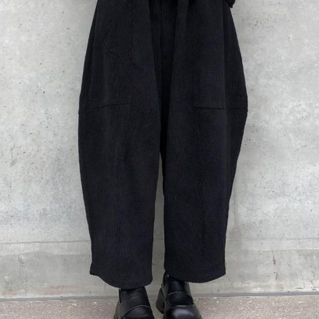 秋冬 ウエストゴム ドレープパンツ ボトムス パンツ ズボン ハーレムパンツ ロング丈 ドレープ ふわふわ ハイウエスト 前開き ウエストゴム ストリート 厚手 異素材MIX 普通生地（秋冬用） かわいい 大人可愛い カジュアル 大人 お洒落 レトロ 大人女子 ラフ ラブリー ルーズ 秋冬 ウエストゴム ドレープパンツ ボトムス パンツ ズボン ハーレム