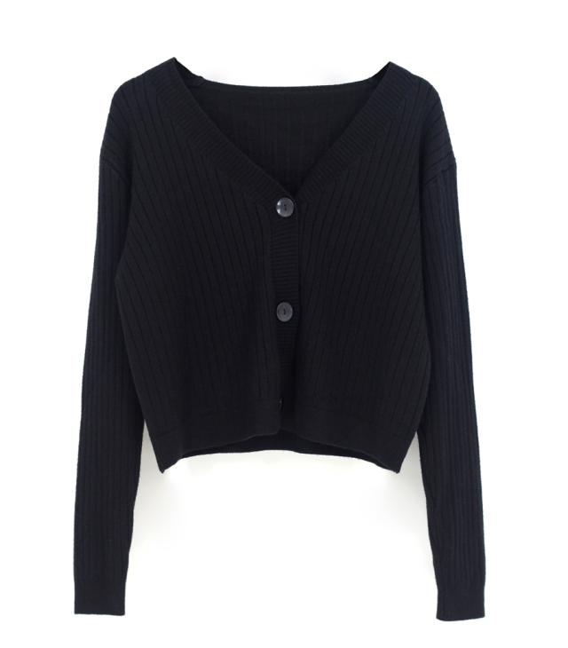 秋 セーター カーディガン トップス ニットソー 上着 ショート丈 袖あり 長袖 Vネック 襟なし スリム 細身 シングルブレスト レギュラー もこもこ 前開き 編み込み 伸縮性 ボタン ニット 薄手 異素材MIX かわいい 大人可愛い カジュアル お洒落 大人女子 ガーリー 無地 秋の通販は