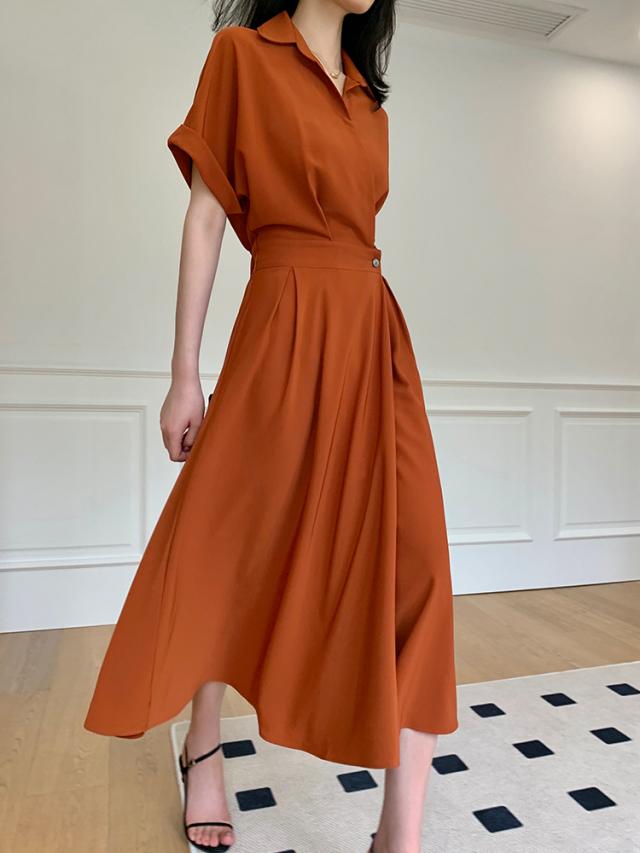 シャツワンピース ワンピース シャツ ブラウス 袖あり 半袖 5分袖 五分袖 Vネック 襟付き かわいい 大人可愛い きれいめ シンプル カジュアル 大人 上品 おしゃれ お洒落 かっこいい 大人可愛い 大人女子 こなれ感 メンズライク マニッシュ ラブリー キュート ガーリー クール シャツワンピース ワンピース シャツ ブラウス 袖あり 半袖 5分袖 五分