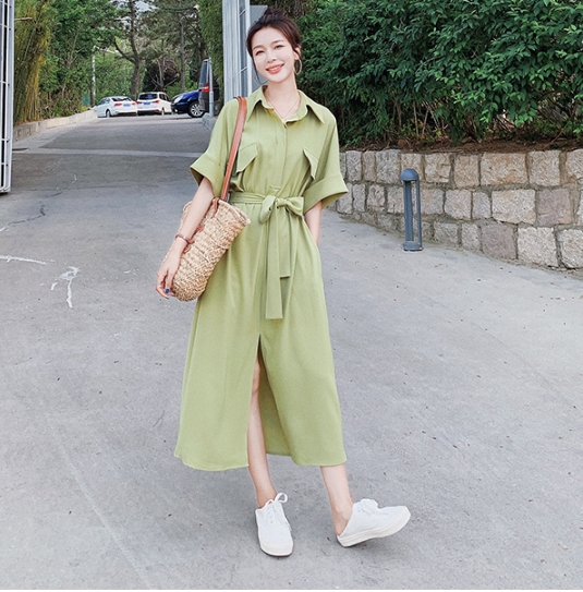 シャツワンピース ワンピース シャツ ブラウス 袖あり 半袖 5分袖 五分袖 Vネック 襟付き かわいい 大人可愛い きれいめ シンプル カジュアル 大人 上品 おしゃれ お洒落 かっこいい 大人可愛い 大人女子 こなれ感 メンズライク マニッシュ ラブリー キュート ガーリー クール シャツワンピース ワンピース シャツ ブラウス 袖あり 半袖 5分袖 五分