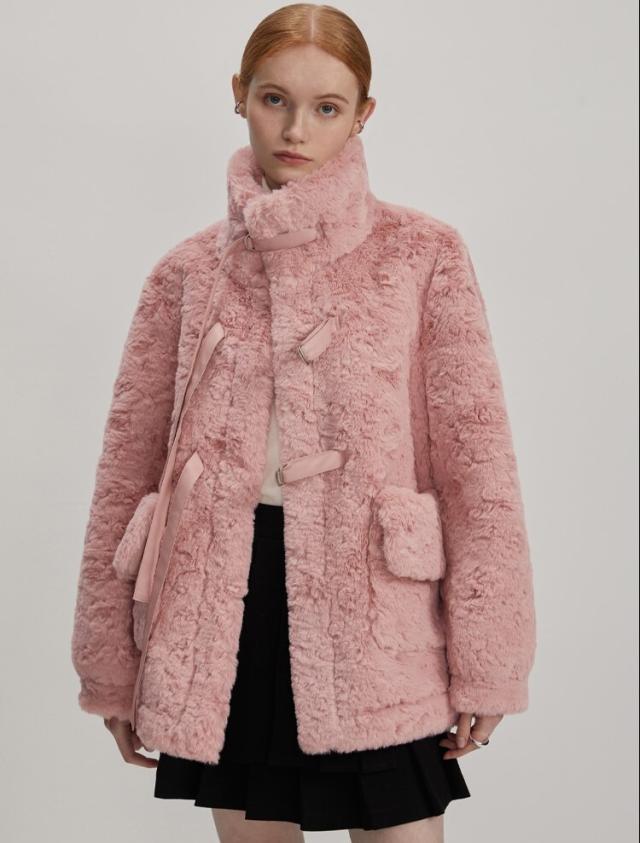 アウター コート ブルゾン 上着 ボアブルゾン ショート丈 袖あり 長袖