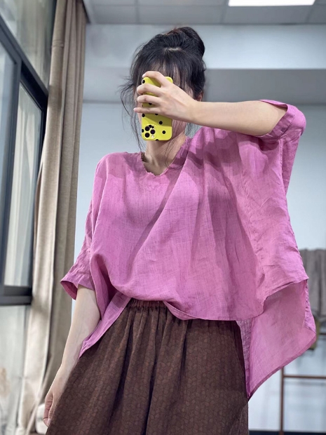 トップス ブラウス カットソー プルオーバー 白シャツ 白トップス 5分