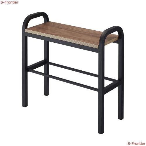 山崎実業(Yamazaki) 立ちやすい ベンチシューズラック ブラック 約W48XD19XH46cm タワー 玄関ベンチ シューズラック ハンドル付き 4788の通販は 8,341円