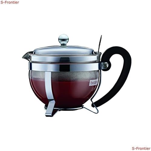 BODUM ボダム CHAMBORD シャンボール ティーポット ステンレスフィルター 500ml シルバー 【正規品】 12030-16の通販は