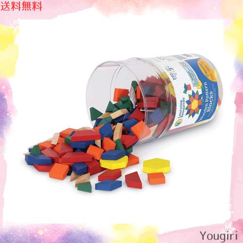 ラーニングリソーシズ 【木製】 パターンブロック 250ピース 算数教材 図形ブロック LER0334 正規品の通販は 8,342円