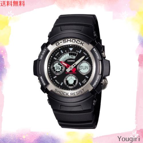 [カシオ] 腕時計 ジーショック 【国内正規品】 AW-590-1AJF メンズ ブラック
