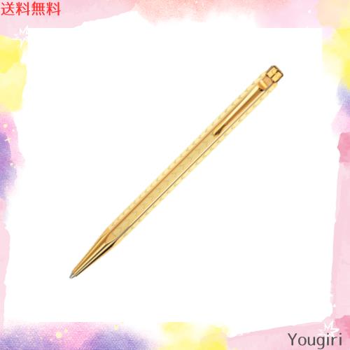 カランダッシュ ボールペン 油性 エクリドール シェブロン ゴールド 0898-208 正規輸入品