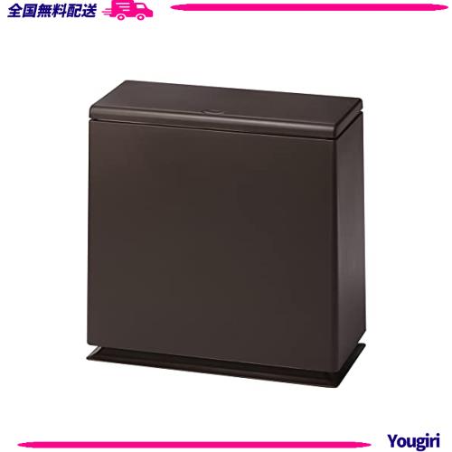 ideaco(イデアコ) ゴミ箱 フタ付き ブラウン 8.5L TUBELOR kitchen flap(チューブラー キッチンフラップ)