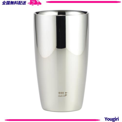 ヨシカワ(Yoshikawa) タンブラー ステンレス 二重構造 シルバー 370ml 磨き屋シンジケート YJ1191