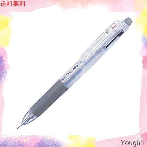 ゼブラ 多機能ペン 2色+シャープ サラサ2+S 白 10本 B-SJ2-W