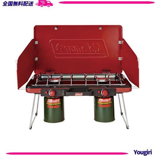 コールマン(Coleman) バーナー パワーハウスLPツーバーナーストーブ2 レッド 2000021950 【日本正規品】