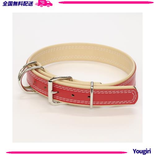 ペティオ (Petio) 首輪 グランデ ダブルステッチカラー レッド 大型犬用 L サイズ 5,099円