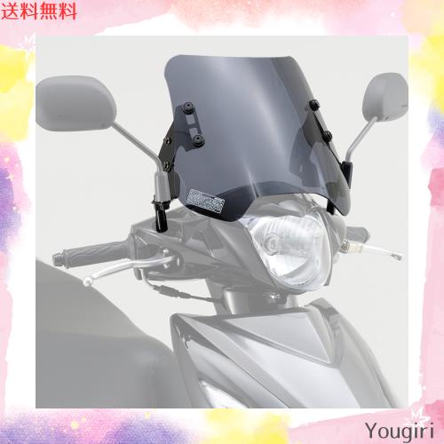 デイトナ(Daytona) バイク用 スクリーン クランプバー付き アドレス110