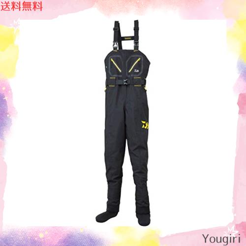 ダイワ(DAIWA) フィッシングウェーダー タイトフィットソルトストッキングウェーダー ブラック L SW-4001S-T