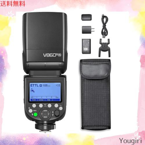 【正規品 技適マーク付＆日本語説明書付】GODOX VING V860III-N 2.4 G GN60 TTL 1/8000S HSS マスタスレーブ GN60 スピードライト フラッ