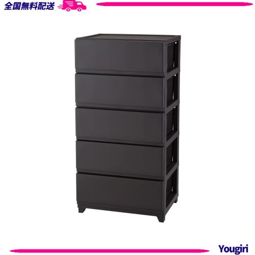 JEJアステージ(JEJ Astage) 収納ケース デコニー シーヴォ 5段 ワイド ホワイト 簡単組立 日本製 幅54×奥行41.5×高さ106.1cmの通販は 6,217円