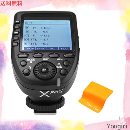 GODOX XPro-Nフラッシュトリガー2.4G TTL 1/8000高速同期トランスミッター送信機 Nikonニコンカメラ用 [並行輸入品]の通販は