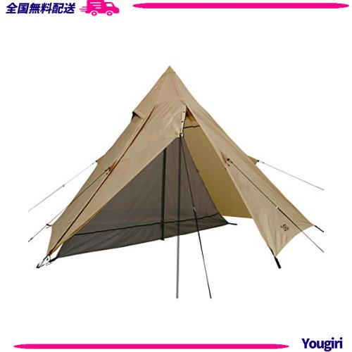 DOD(ディーオーディー) DOPPELGANGER(ドッペルギャンガー) アウトドア ライダーズワンポールテント 軽量 ツーリング仕様 50？ 収納 テー