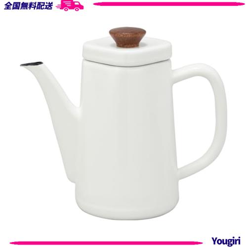 野田琺瑯(Nodahoro) コーヒーポット 1.2L ホーロー 日本製 アンビ ホワイト ANB-1.2PWの通販は