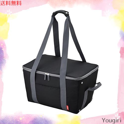 サーモス 保冷買い物カゴ用バッグ 25L ブラック REJ-025 BKの通販は