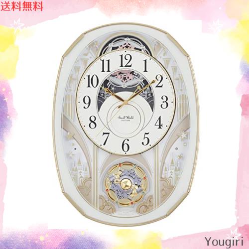 スモールワールドノエルS 4MN551RH03(白) Amazon.co.jp: リズム(RHYTHM) 掛け時計 電波 アナログ からくり