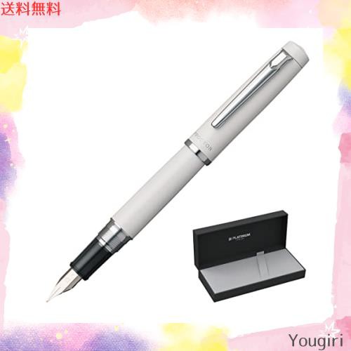 プラチナ万年筆 万年筆 プロシオン #3 ポーセリンホワイト 中字 PNS-5000 3-3