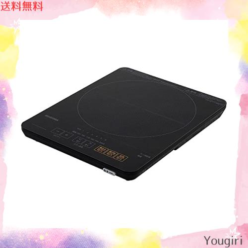 アイリスオーヤマ IHクッキングヒーター 卓上 1400W 薄型 タイマー機能 マグネットプラグ式 ブラック IHC-T43-Bの通販は