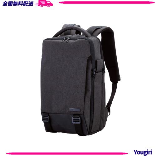 エレコム リュック ビジネスバッグ off toco(オフトコ) 15.6インチPC収納 A4対応 3WAY ハイグレード バックパック ブラック BM-OF02BK