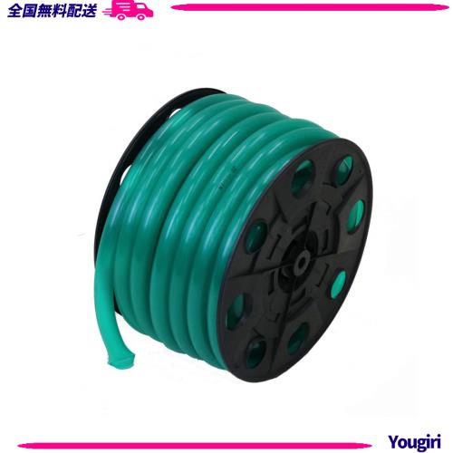 カクイチ 散水用ホース ＧＡＲＤＥＮ クリアーグリーン 内径２５ｍｍ 外径３１ｍｍ ２５Ｍ Ｇ１１５Ｄ