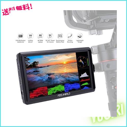 Feelworld FW568 カメラ用モニター 5.5インチIPS 超薄型 1920x1152 3D LUTサポート HD オンカメラ ビデオモニター 4K HDMI信号出力 一眼の通販は