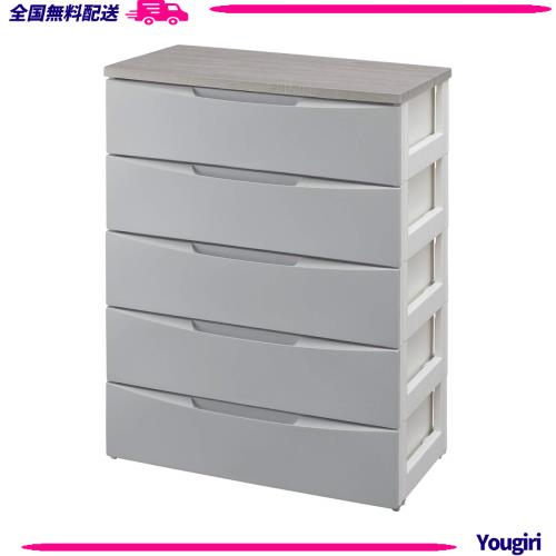 アイリスオーヤマ チェスト 5段 届いてすぐ使える完成品 デザイン 日本  