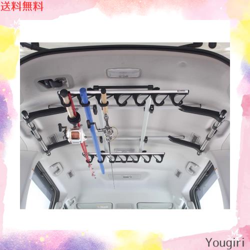 カーメイト(CARMATE) ロッドホルダー inno 釣り竿 車載 ホルダー シンプルなJフック 7本積み IF14の通販は 16,440円
