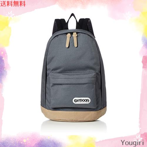 [アウトドアプロダクツ] リュック クラシック ナイロン A4収納 PC収納 大容量 22リットル 54.グレー