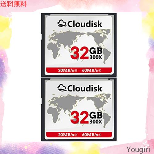 Cloudisk 2Pack Compact Flash Card (32GB)