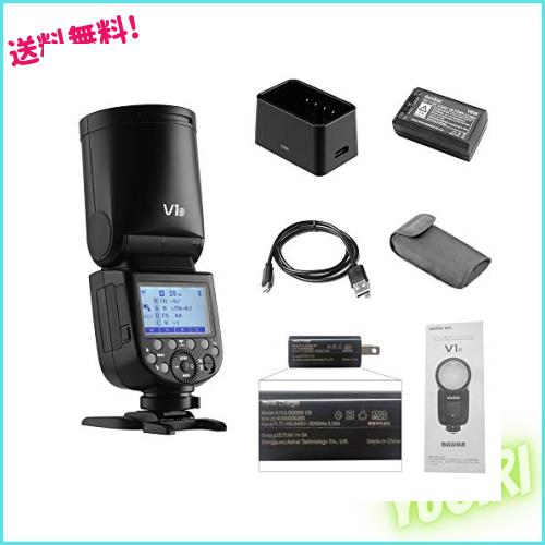 【Godox正規代理】Godox V1S Sony対応 76WS 2.4G TTL ラウンドヘッド 1/8000 HSS フラッシュ ストロボ Sony a7RII a7R a58 a99 ILCE6000L