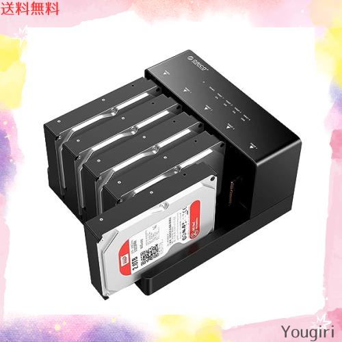 ORICO ハードディスクケース 2.5 / 3.5インチ HDD/SSD対応 16TB*5ベイ