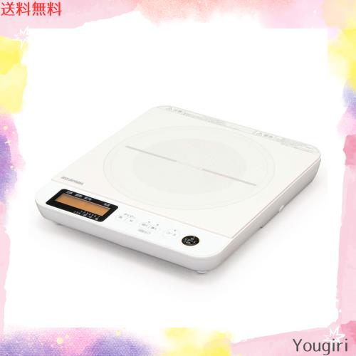 アイリスオーヤマ IHクッキングヒーター 1口 液晶付き 1400W ワイド液晶 吹きこぼれ防止自動温度調整 IHコンロ 卓上 7段階火力調整 IHCT7