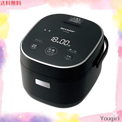 シャープ 炊飯器 3合 一人暮らし マイコン パン調理機能 ブラック KSCF05BB KS-CF05B-B